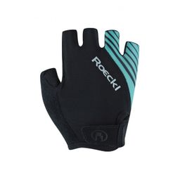 Roeckl Naturns-Black/Blue Turquoise-9,0 (4065901014385)