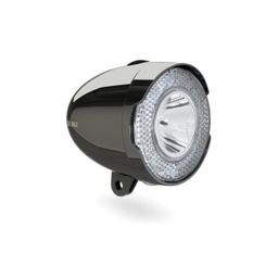 Axa koplamp 706 15 lux batt dark chrome (8713249282923)