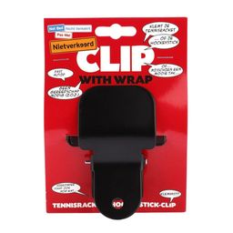 Niet verkeerd NV hockey/racketclip uni zw krt (8718836201639)