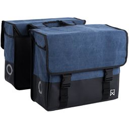 Willex Canvas Dubbele Tas + Blauw/Mz Blauw/Matzwart (5425023134290)
