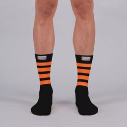 Sportful SF Mate Socks-Black Fire Red Orange-M/L (8050949013359)