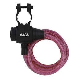 Axa Spiraalslot Zipp 120cm Ø8mm Pink (8713249231709)