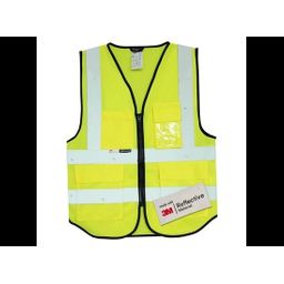 Salzmann Refle.vest,>175cm (xl)geel velcro en1150 (6970162340563)