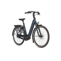 GAZELLE Grenoble C8 600Wh Dames Between Blue Mat 49cm 2026 (8717231371671)