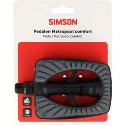 Pedaalset Simson Metropool Comfort - zwart (8711646936869)