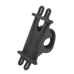 MIRAGE TELEFOON/SMARTPHONE HOUDER SILICONEN ZWART (8718836206368)
