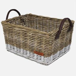 Merkloos Wicked Kratmand L Grijs/Witte Onderkant Met Leren (8719874749466)