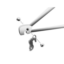 Union derailleurpad gh-068 met schroefset m8x0.75 (8590966390687)