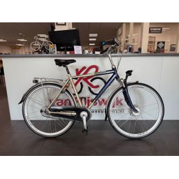 Gazelle Chamonix Heren Blauw / Zilver 53cm 2010 (F.13834)