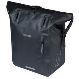 Basil fietstas enkel Rivo M MIK Hooks zwart 12-15L (8715019185250)