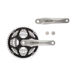 Miranda crankset alfa 3 22/32/42t zilver (5603895127934)
