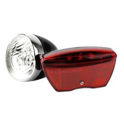 Ikzi-light retro batt. koplamp led zwart m/3-led a (8718836202643)