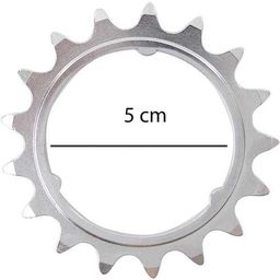 Sturmey archer Sa tandwiel 1/2-3/32 opsteek bol 17 tands 5v hsl98 (4710944248791)