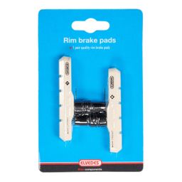 Elvedes v-brake remblok inbus white compound kaart (8716706014709)