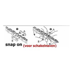 Kmc snap on schakel z610 3/32  krt (4715575080017)