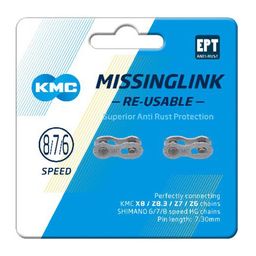 KMC missingLink 7/8R EPT silver 7,3mm krt (2) (4715575896854)