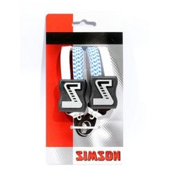 021365 simson snelbinder 49cm extra kort wit/blue (8711646123658)