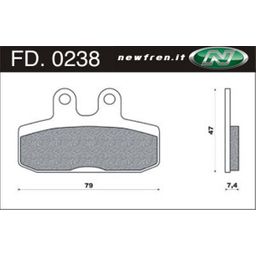 New fren Remblokset newfren fd0238 bali (8025832042976)