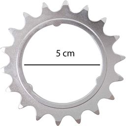 Sturmey archer SA tandwiel 18t plat 3/32 C50 (4710944248814)