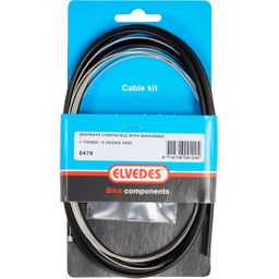 Elvedes schakel kabel Nexus rvs zw (8716706001204)