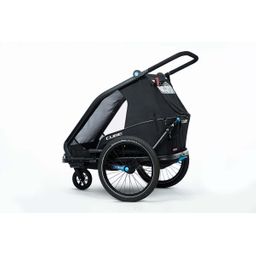 Cube kids trailer double cmpt black (4054571224835)