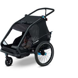 Cube kids trailer double cmpt black (4054571224835)
