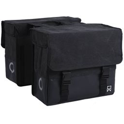 Willex Canvas Dubbele Tas + Zw/Mz Zwart/Matzwart (5425023134276)