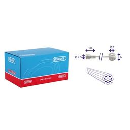 Elvedes rem binnenkabel rvs 3m 2 nippels ton 7x6 p (8716706003949)