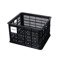Basil fietskrat M black 29.5L recycled (8715019211348)