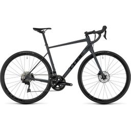 CUBE ATTAIN SLX GREY/BLACK Heren Grey/black 53cm