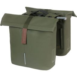 Basil dubbele fietstas City MIK 28-32L moss green (8715019183782)