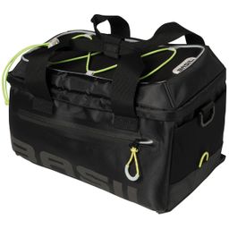 Basil Miles Trunkbag 7L 17753 Bagagedragertas Black lime (8715019177538)