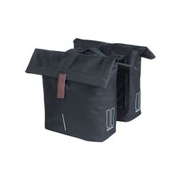Basil City dubbele fietstas MIK 28-32L zwart (8715019183324)