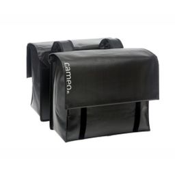 Newlooxs Cameo Bisonyl 46L dubbele tas zwart glans (8714827084182)