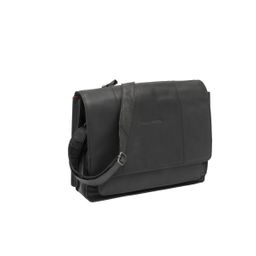 Newlooxs Fellini 18L laptop leer enkele tas afneemb. zwart (8714827983270)