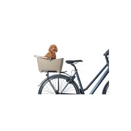 Basil hondenfietsmand Buddy met kussen MIK kunststof bruin (8715019200274)