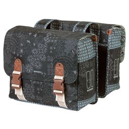 Basil fietstas dubbel Boheme charcoal (8715019180132)