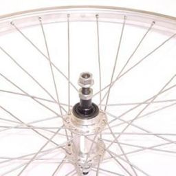 Achterwiel 28 sp. alu spaak 13 trek basic zilver sunrace alu naaf v.as 7v (07S289705)