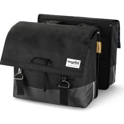 Urban Proof fietstas dubbel 40L recycled zwart gri (8714044405784)