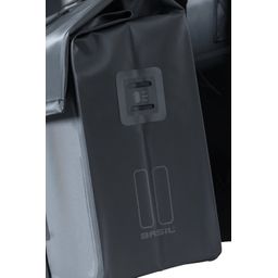 Basil fietstas dubbel Urban dry black (8715019176593)