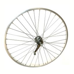 Roland Achterwiel 28 sp. alu spaak 13 basic zilver shimano remnaaf (4043598258664)