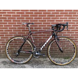 Stevens super prestige ultegra velg rem zwart rood wit 56cm (F.33118)