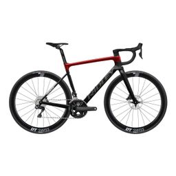 Ridley Falcn Shimano Ultegra DI2 2x12sp L FAL01Bs zwart rood L 2025 (5400928526654)