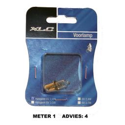 Voorlamp Xlc hal.6v 2.4w met kraag (8715957012427)