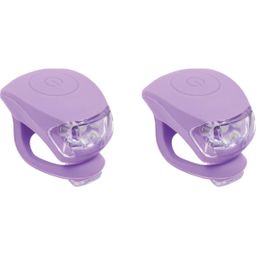 Urban proof UP Siliconen Fietslampjes set Pastel violet (8714044404268)