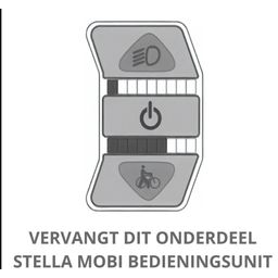 Stella POD Mobi 3 Buttons B01 Black – LIN versie (54988)