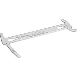 Bbb BTL-125 Multi-tool Chainchecker Met Ketting Haak En 5/6/8mm Ringsleutel Zilver (8716683110258)