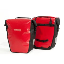 Ortlieb Tas achter back roller city f5001 rood/zw (paar) (4013051021722)