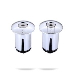Bbb BHT-96 Stuurdoppen ScrewOn 2 Stuks Chroom (8716683066678)