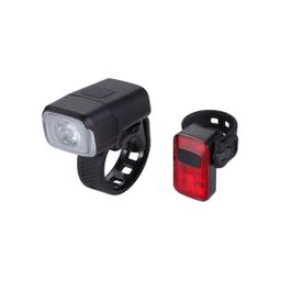 Bbb BLS-164 Verlichtingsset NanoStrike 400 Combo + BLS-152 Rear Spark 2.0 Uni Zwart (8716683126983)